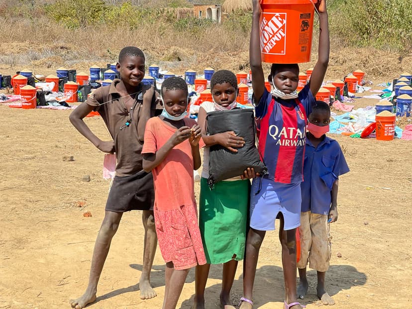 African Kids Posing