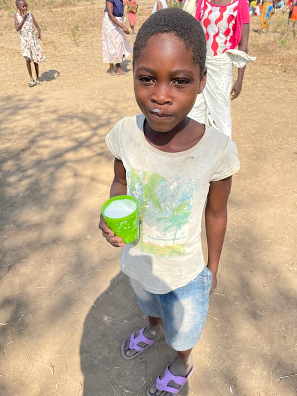 Girl with Green Cup