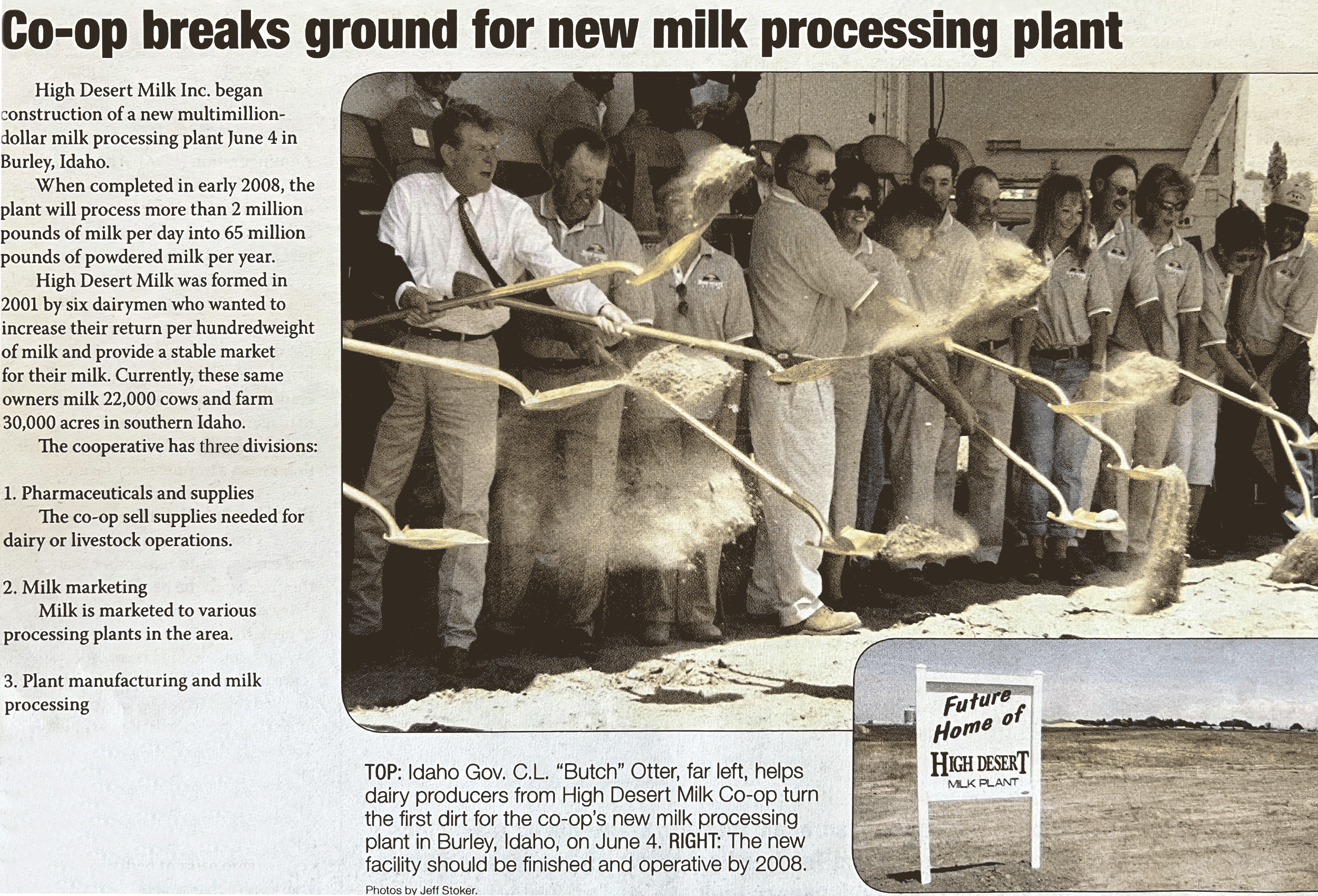 High Desert Milk Groundbreaking