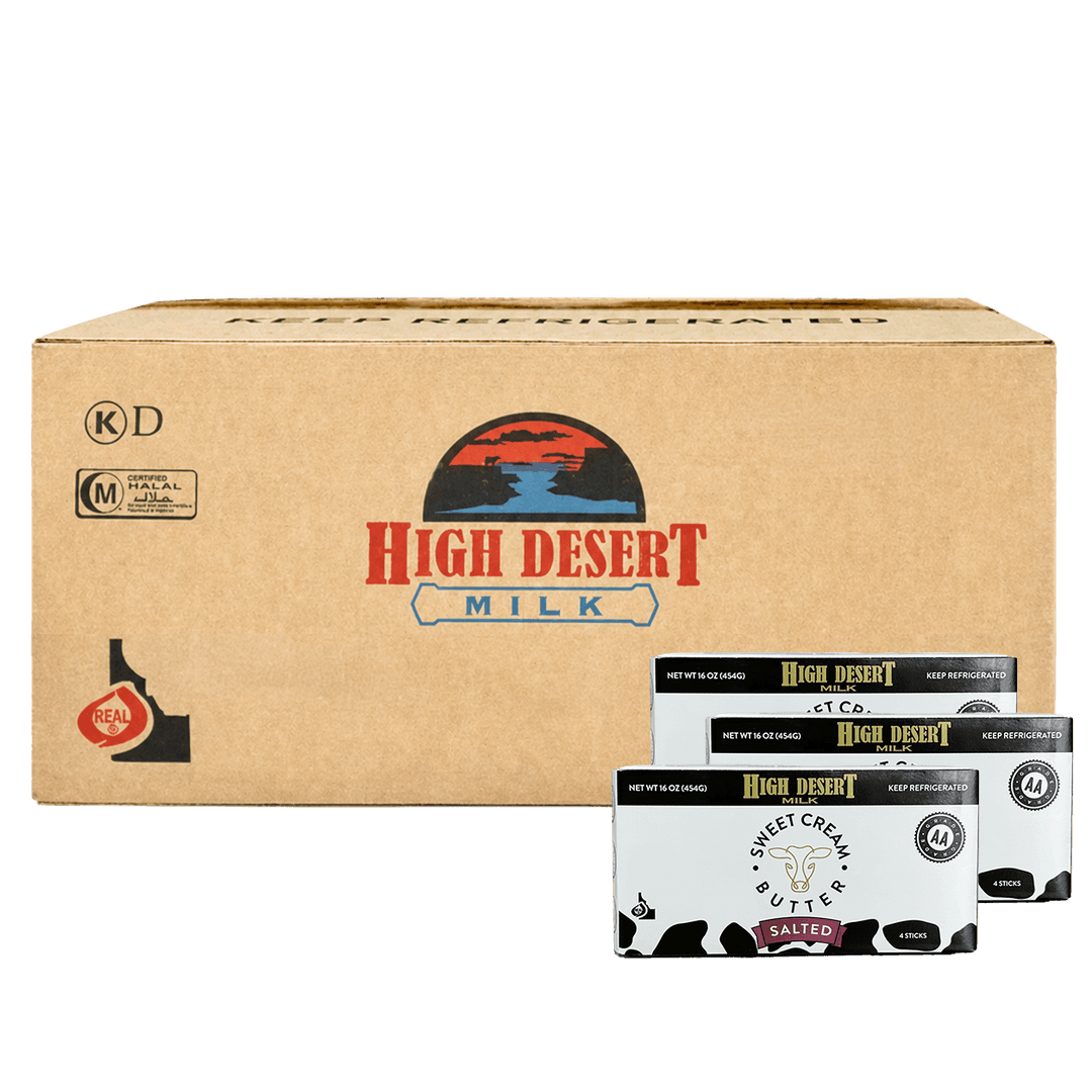 High Desert Milk salted butter quarters case