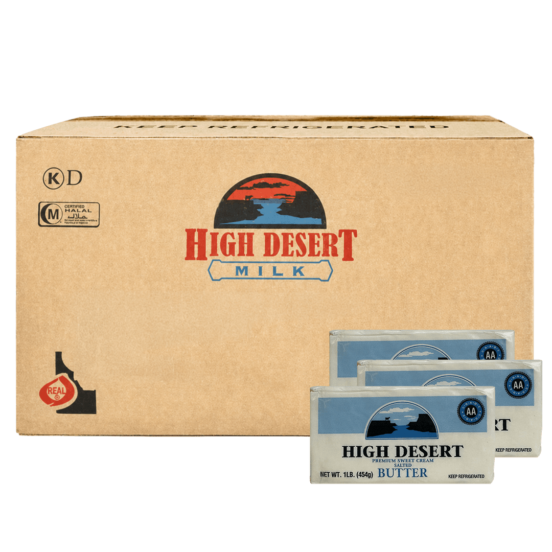 High Desert Milk salted one-pounder butter case