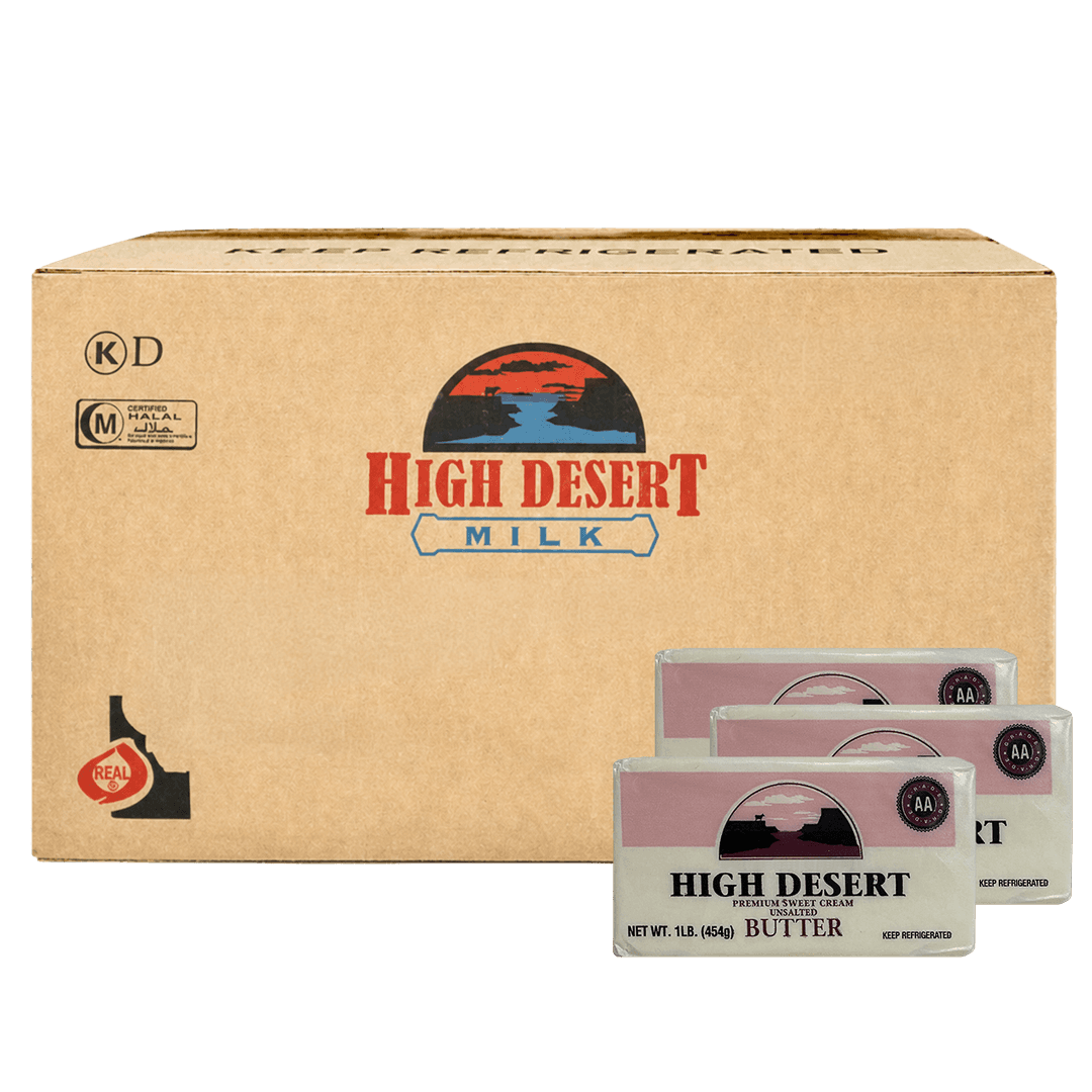 High Desert Milk unsalted one-pounder butter case