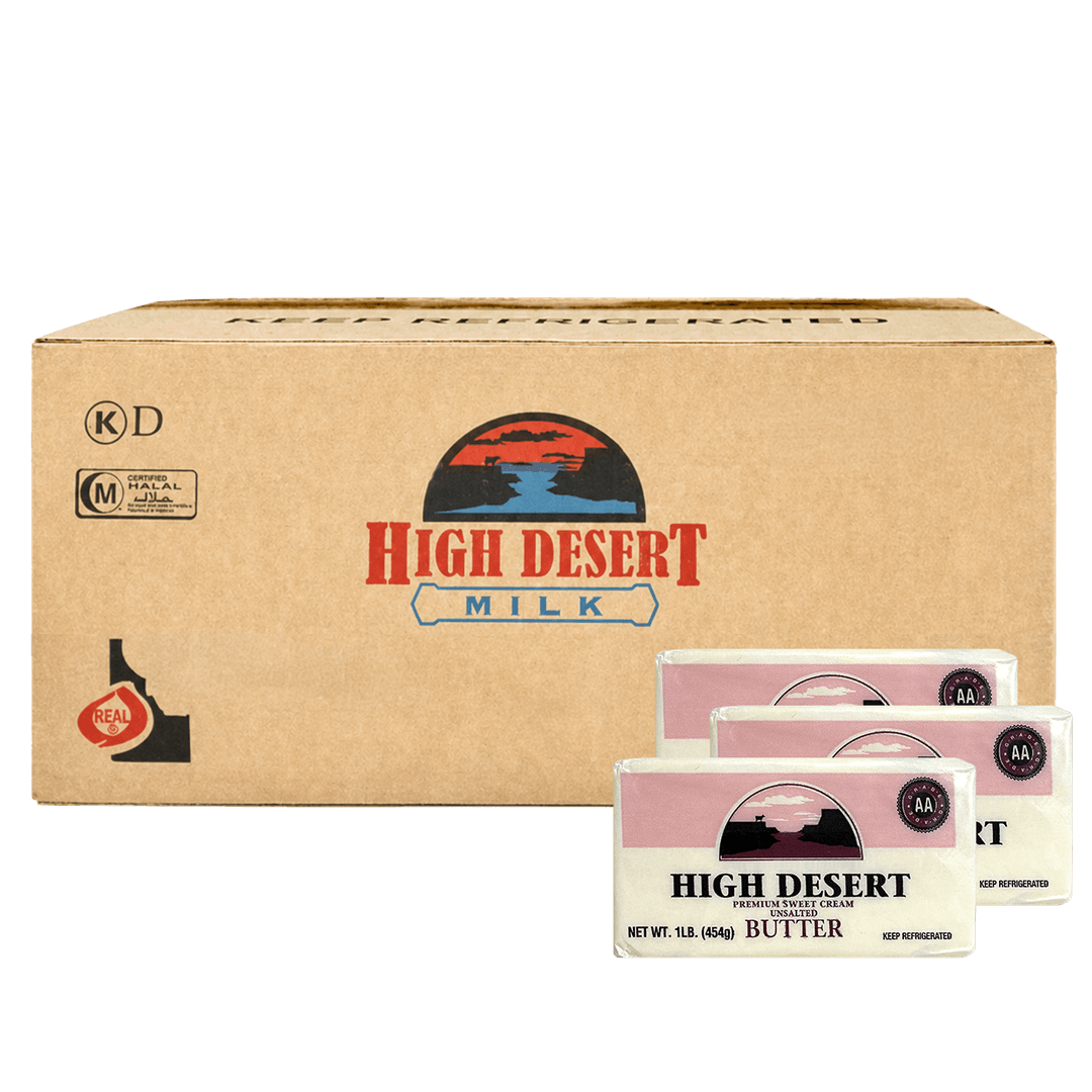 High Desert Milk unsalted one-pounder butter case
