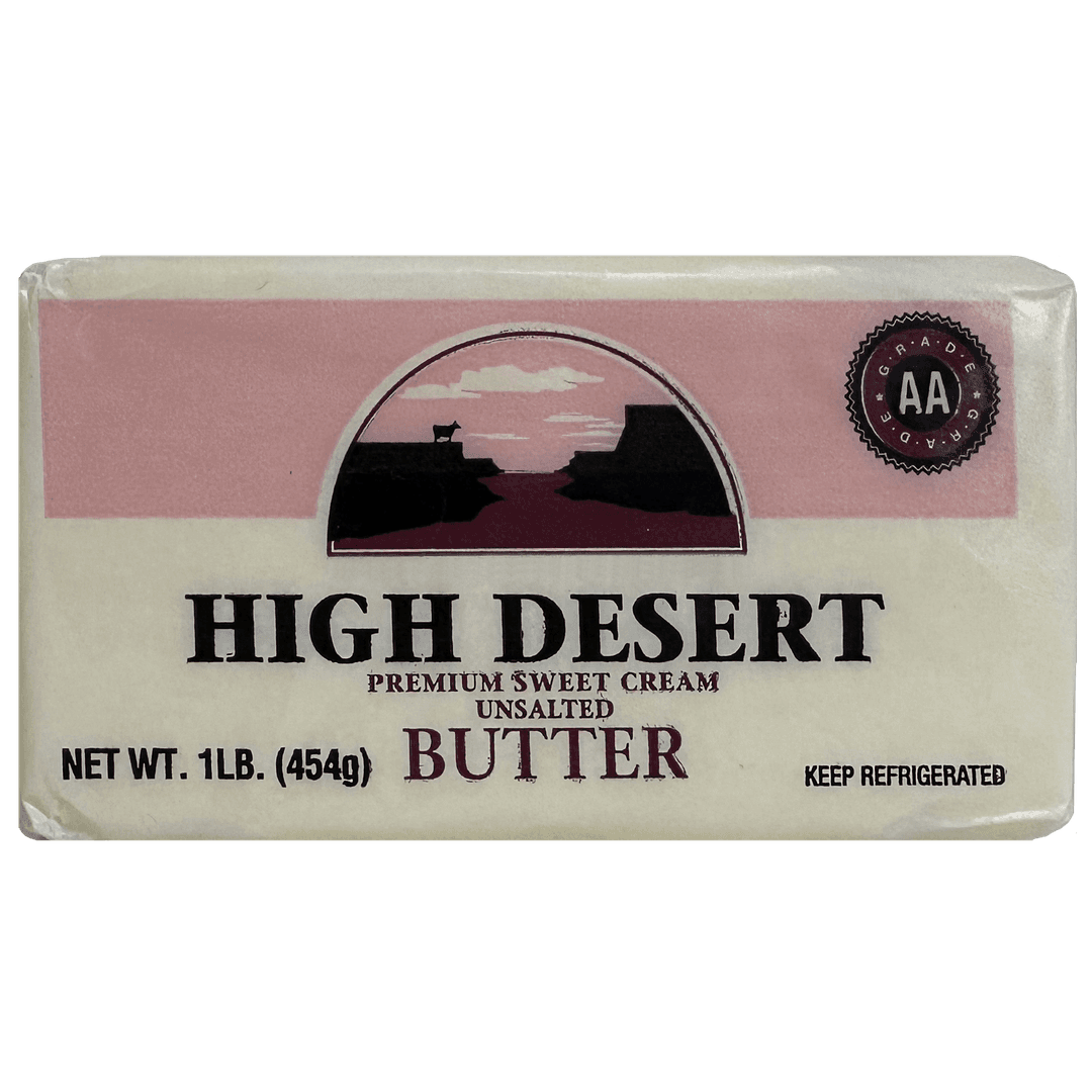 High Desert Milk unsalted one-pounder butter