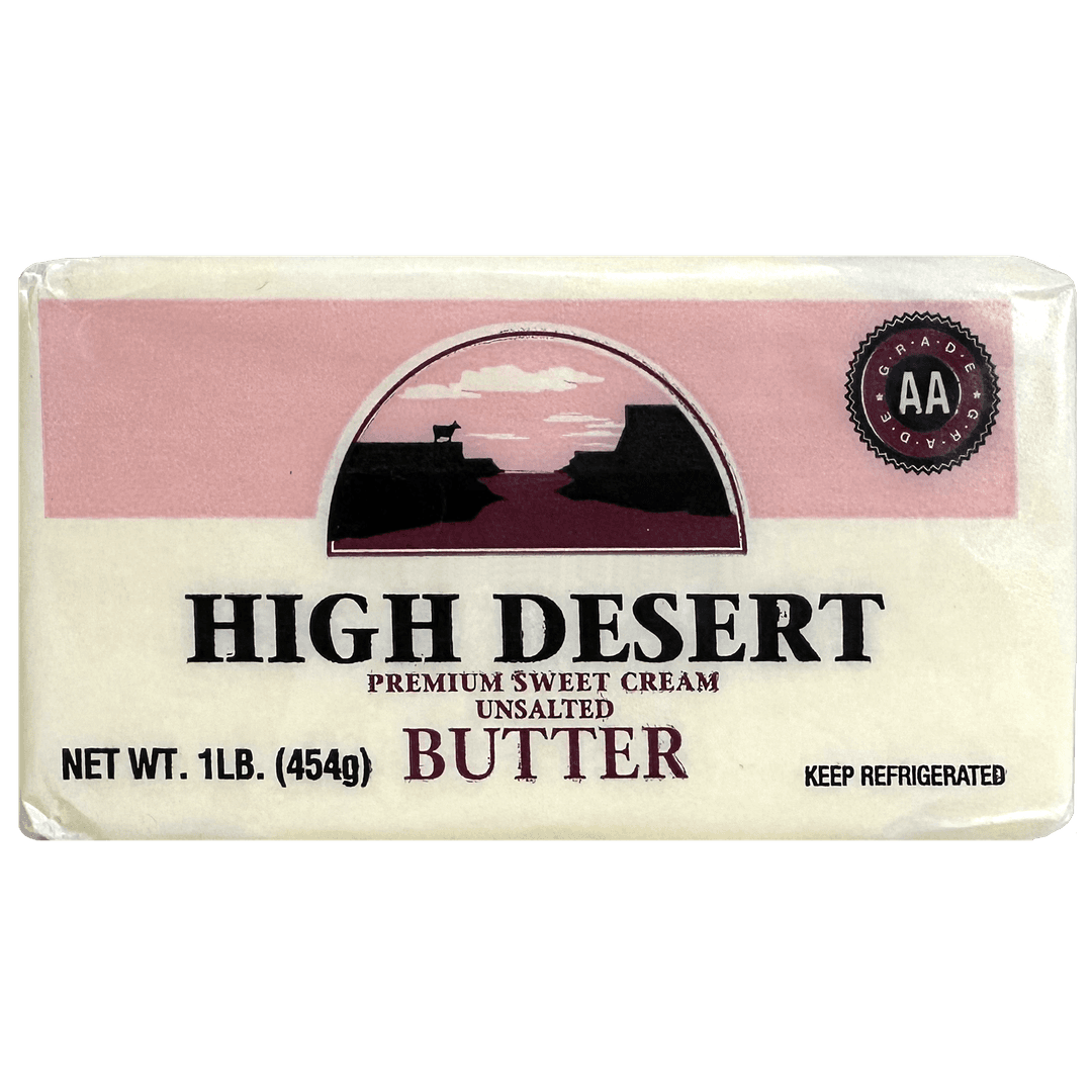 High Desert Milk unsalted one-pounder butter