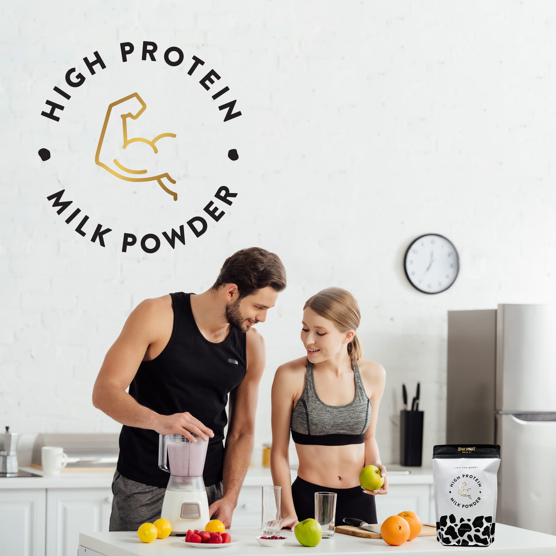 Baked goods made with nonfat dry milk powder