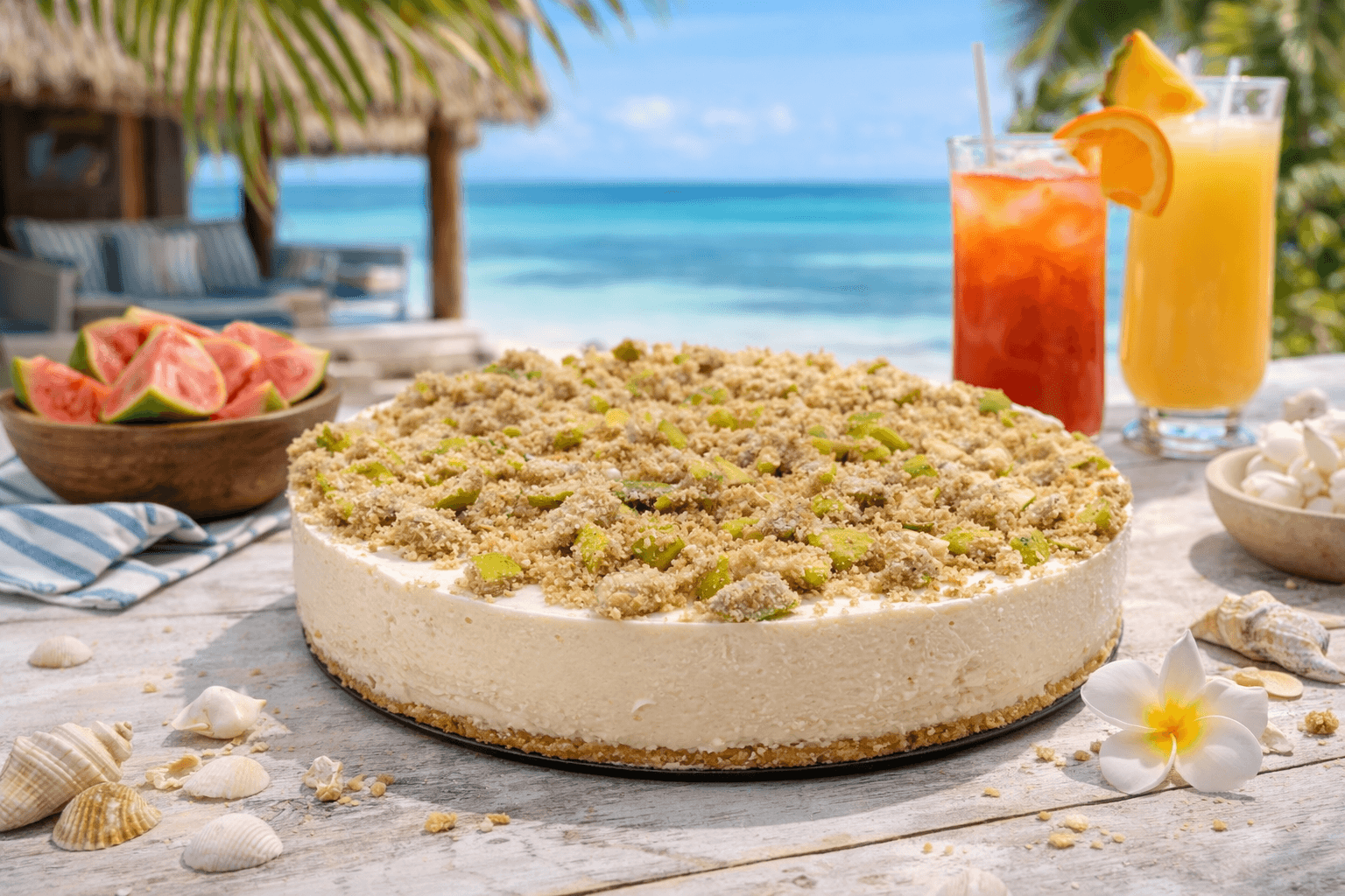 Rich Guava Cheesecake