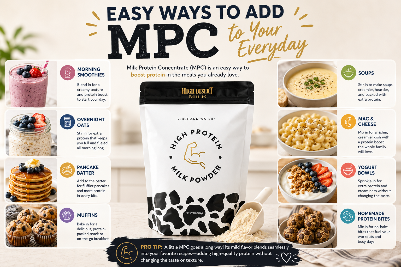 High Desert Milk, Retail Products Lineup