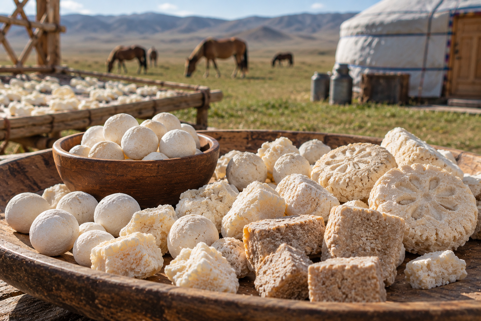 Mongolian Aaruul Dried Milk Curds