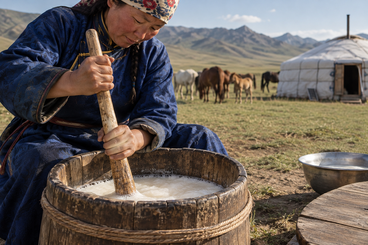 Traditional Mongolian Airag
