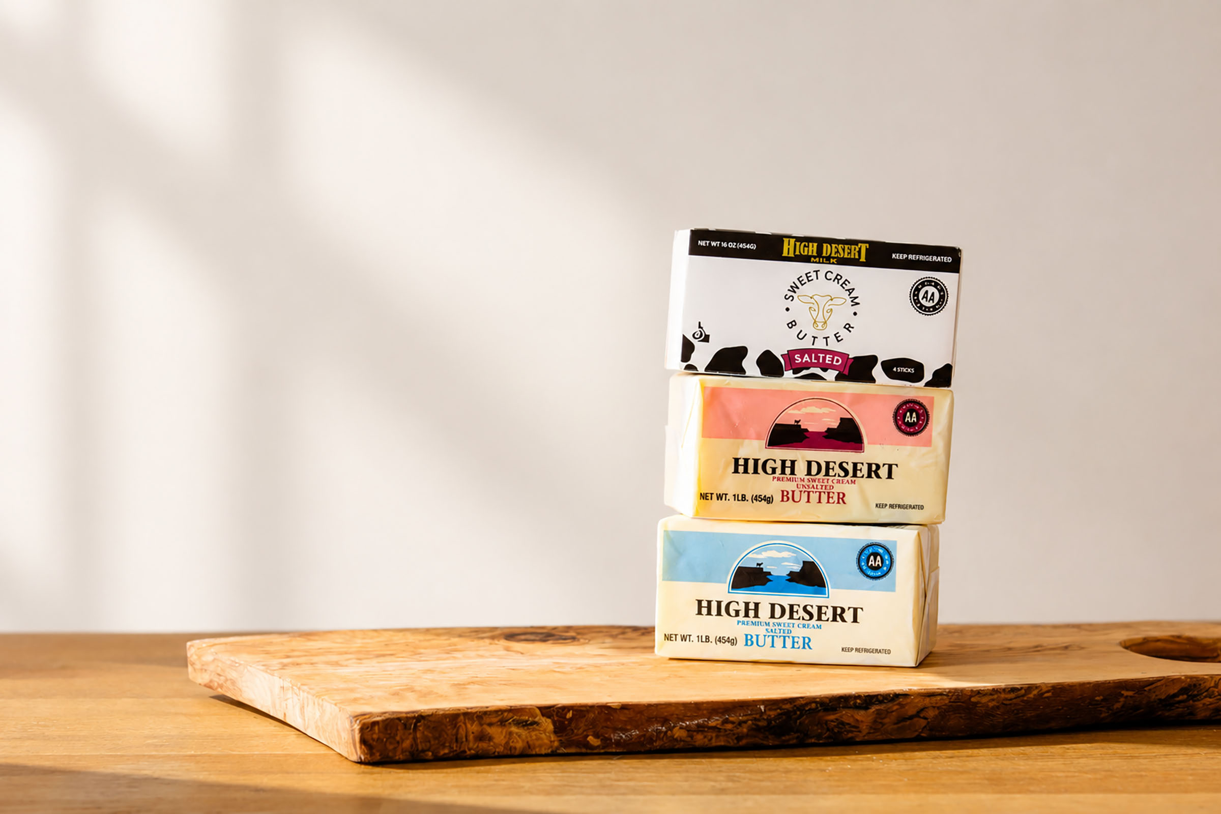 High Desert Milk butters