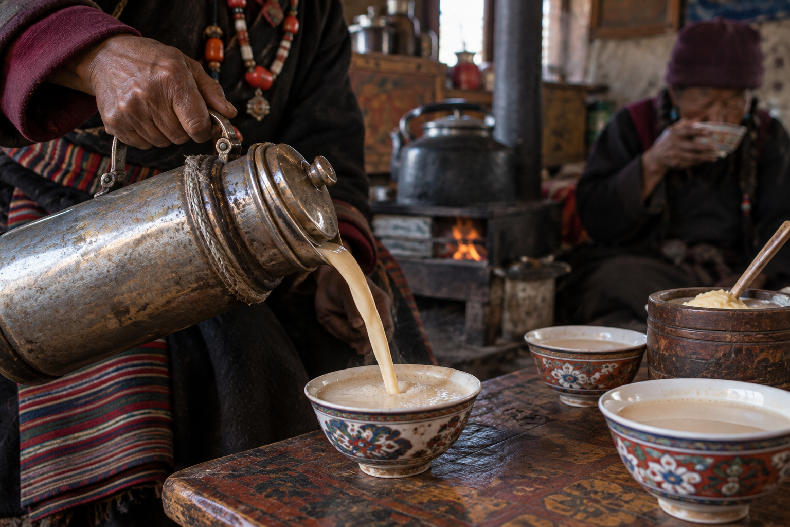 Traditional Tibetan Yak Butter Tea